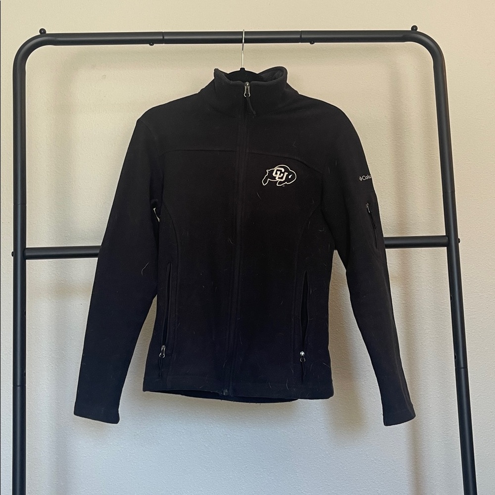 Columbia University of Colorado Boulder Black Fleece Jacket
